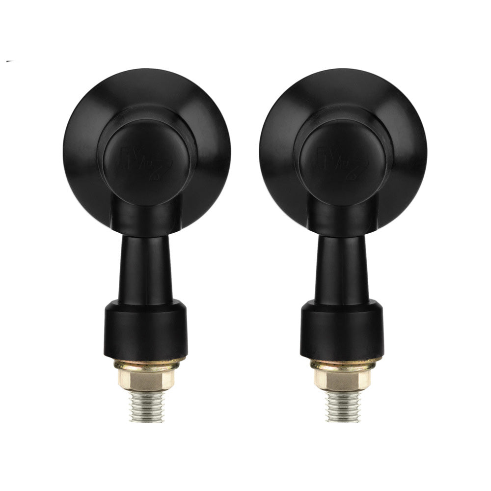 4x Classic Motorcycle Front & Rear Indicators Turn Signal Lights Amber Universal