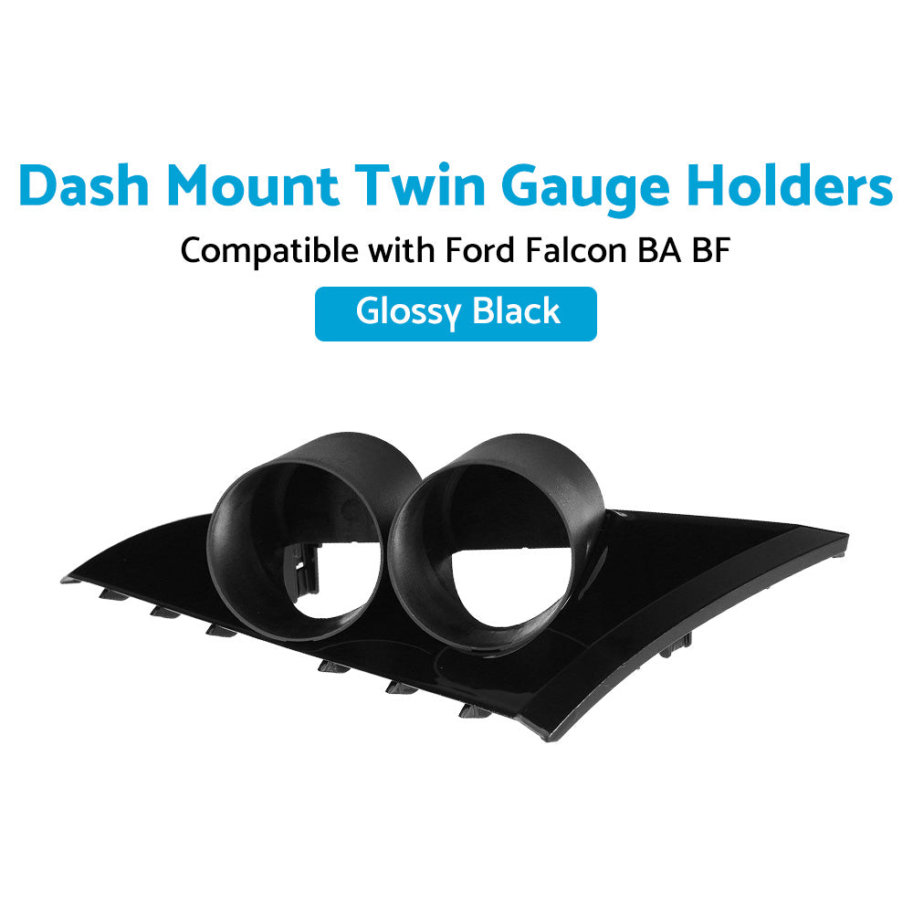 {{ Dash Mount Twin Gauge 52mm Holders Suitable For Ford Falcon BA BF XR6 XR8 XR6T }} - Buy Car Parts Online at {{ Kaka Auto Parts }}.