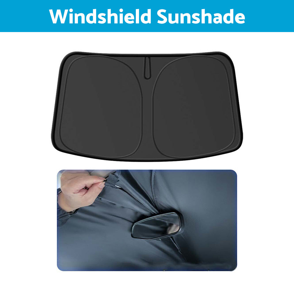 Sunroof & Window Sunshade UV Film Suitable For Tesla Model Y Front & Rear Windshield
