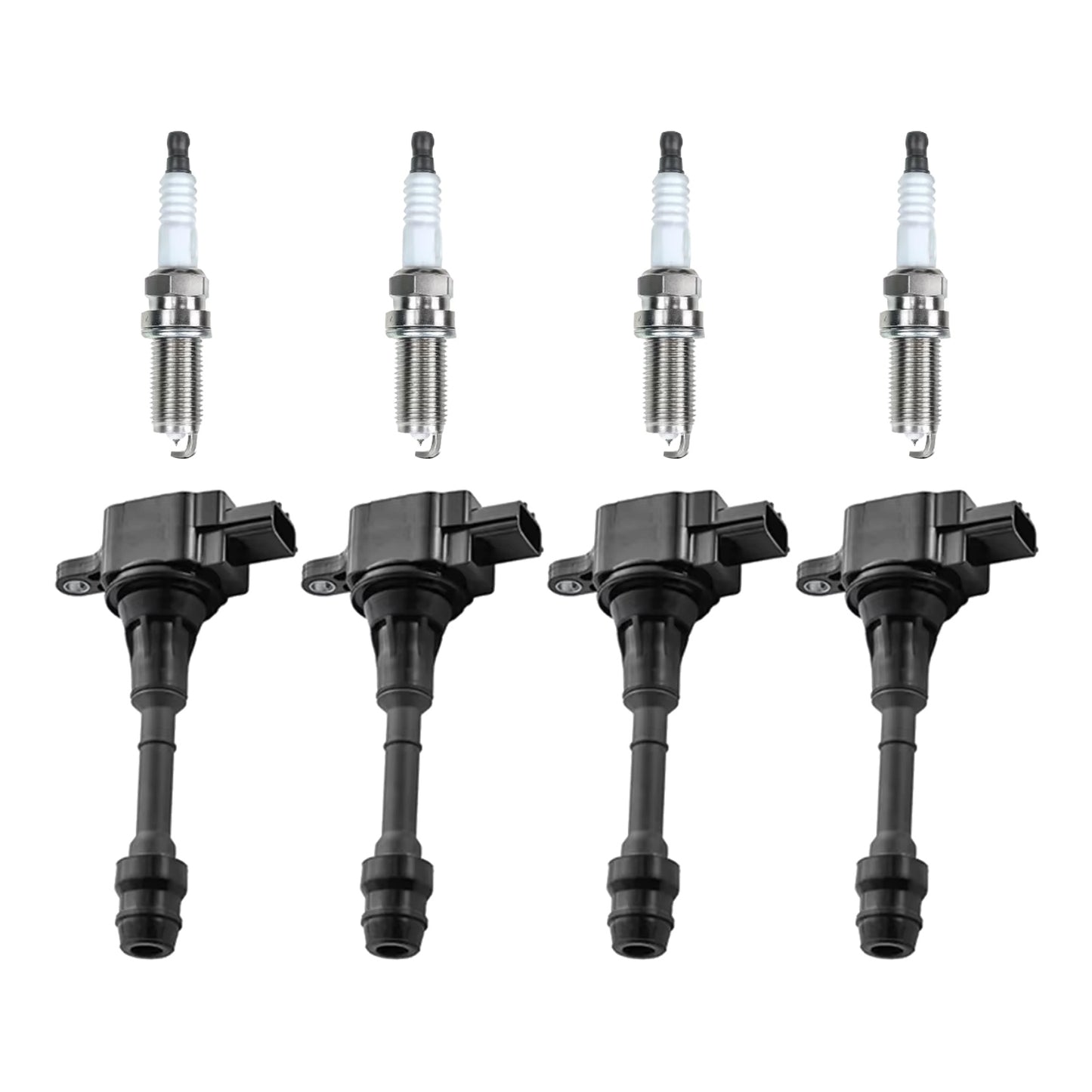 {{ 4x Ignition Coils & 4x Spark Plugs Suitable for Nissan X-Trail T30 224488H315 }} - Buy Car Parts Online at {{ Kaka Auto Parts }}.