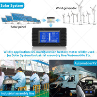 {{ 50-300A LCD Display DC Battery Monitor Meter 200V Voltmeter Amp For RV System }} - Buy Car Parts Online at {{ Kaka Auto Parts }}.