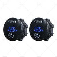 {{ Car Panel Voltmeter 2PCS Volt Gauge Voltage Meter 12V-24V LED Digital Display DC }} - Buy Car Parts Online at {{ Kaka Auto Parts }}.