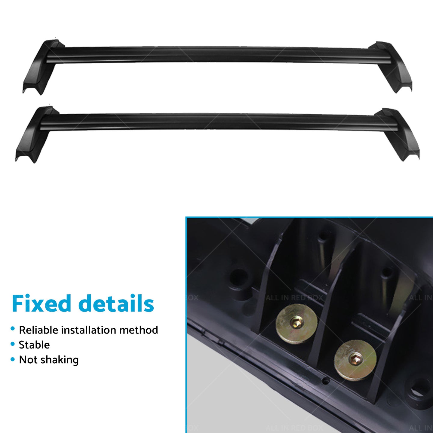 {{ Pair Suitable For Honda CRV 2002-2006 Cross Bar Roof Rack Black }} - Buy Car Parts Online at {{ Kaka Auto Parts }}.