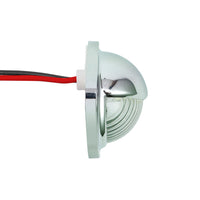 2x 12V LED Number Plate Lights Chrome Suitable For Car, Trailer, Truck, Caravan, Van & Boat