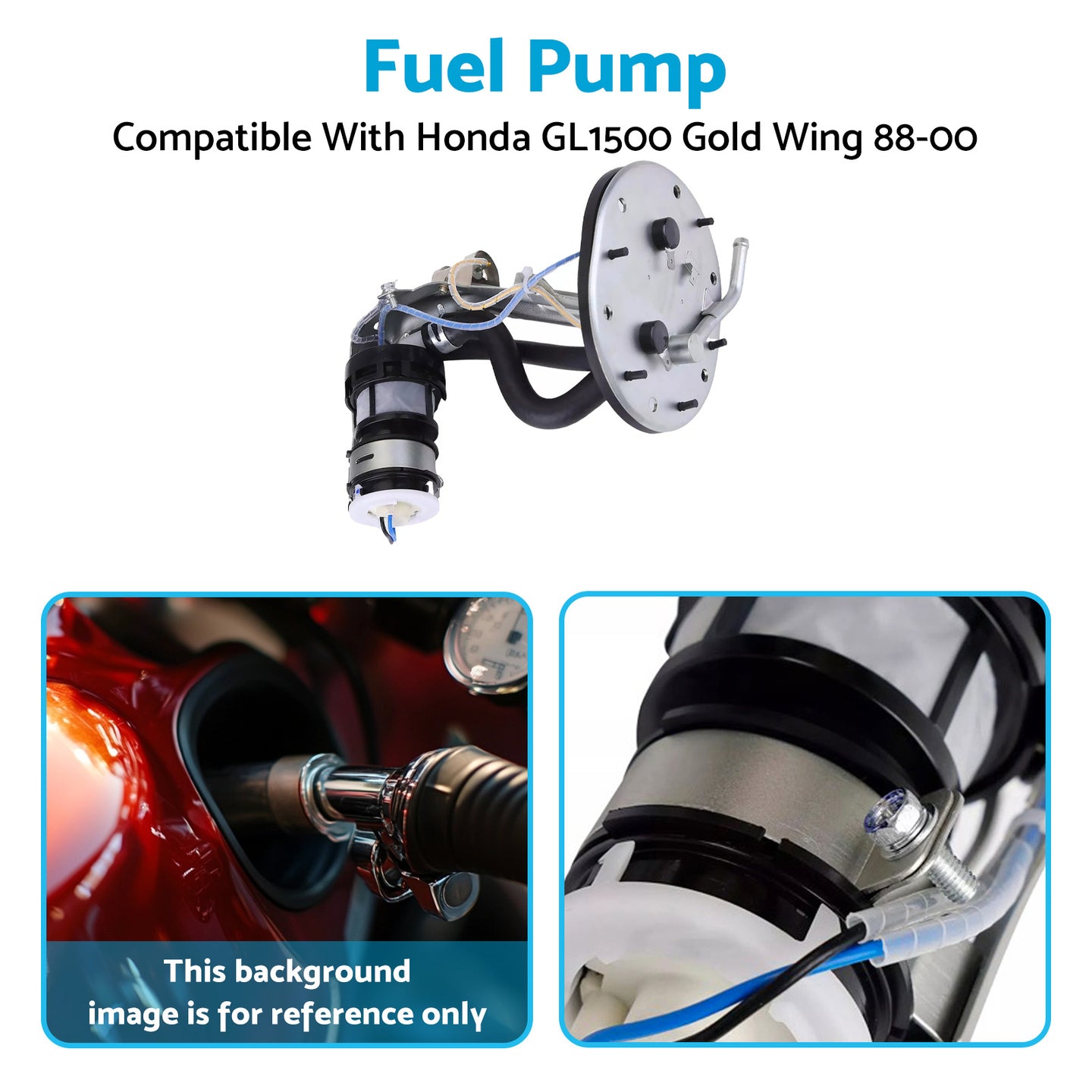 {{ Fuel Pump 12V Electric Suitable For Honda GL1500 GL1500A GL1500SE 1988-2000 }} - Buy Car Parts Online at {{ Kaka Auto Parts }}.
