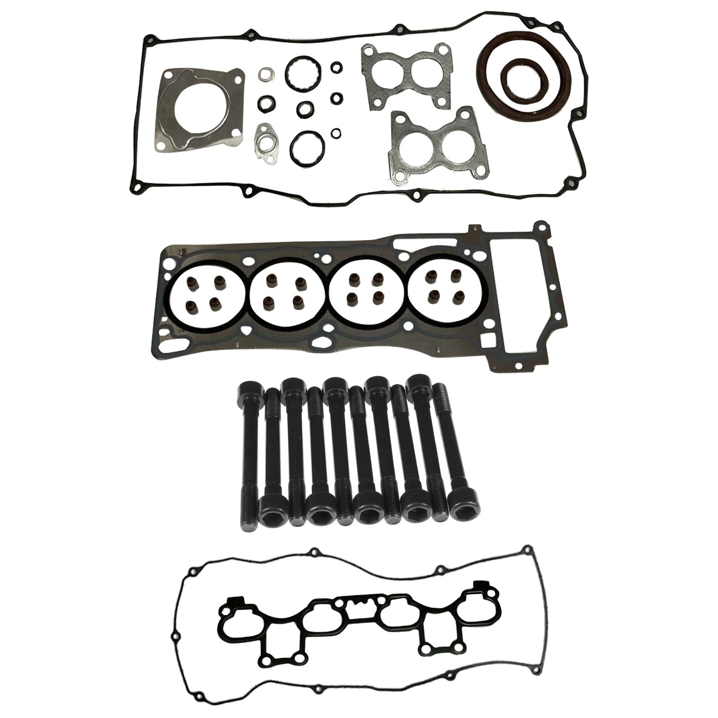 Cylinder Head Gasket Kit & Bolt Set Suitable For Nissan Pulsar N16 1.8L 00-06
