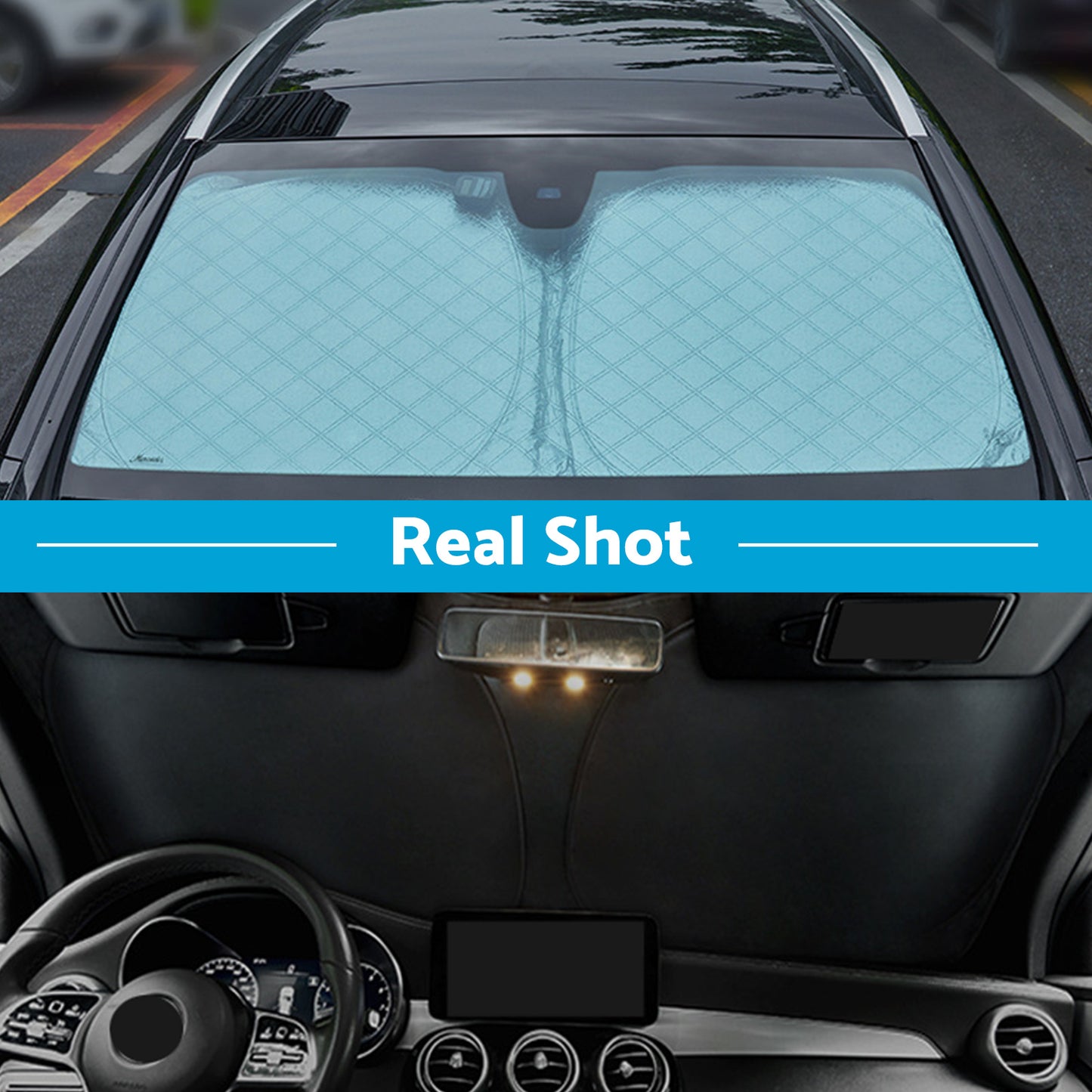 {{ 6 Layer Thick WindScreen SunShade Suitable For Audi A7 2019-2025 UV Protection }} - Buy Car Parts Online at {{ Kaka Auto Parts }}.