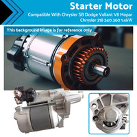 {{ Starter Motor Suitable for Chrysler Valiant 318 340 360 383 440 V8 1. 9hp SB BB }} - Buy Car Parts Online at {{ Kaka Auto Parts }}.