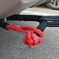 {{ Recovery Pulley Kit Suitable For Winch Ropes 3/8in 1/2in Soft Shackle Red Black }} - Buy Car Parts Online at {{ Kaka Auto Parts }}.