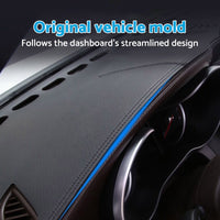 {{ Dash Mat Microfiber Leather Black Suitable For Nissan Navara NP300 D23 2015-On }} - Buy Car Parts Online at {{ Kaka Auto Parts }}.