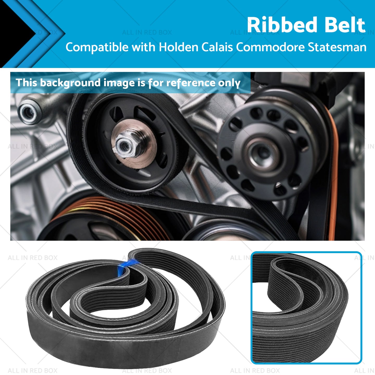 {{ Ribbed Belt 6PK2720 Suitable for Holden Calais Commodore Statesman V6 }} - Buy Car Parts Online at {{ Kaka Auto Parts }}.