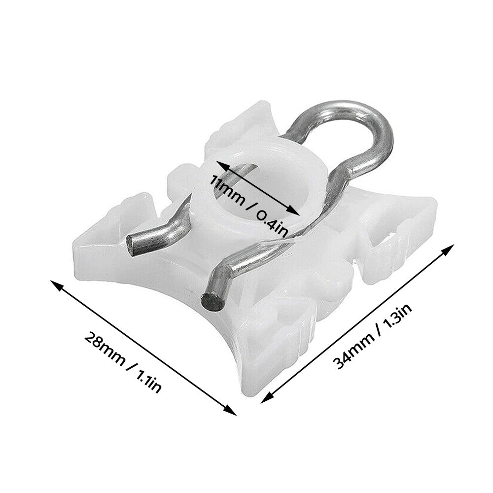 8x Window Regulator Slider Clip Bushes Suitable For BMW E32 / E34 / E36 / E85 / E92 / E93