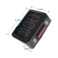 Smoked LED Tail Lights Rear Lamp Suitable For Jeep Wrangler JK 2007-2017