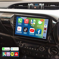Carplay Android Auto Camera Navi Head Unit Suitable for Toyota Hilux 2015-2022 With Apple Carplay Android Auto