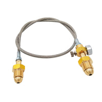 Refill Station Transfer Adaptor Hose Suitable For BS 341 No.3 Argon Cylinder
