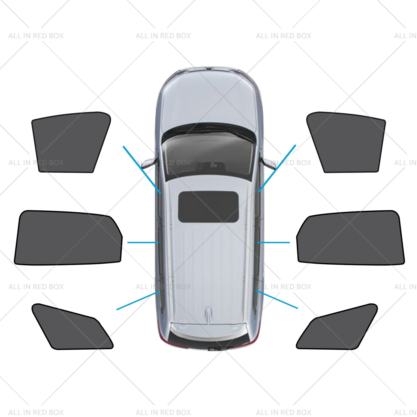 {{ Window Magnetic Mesh Sunshades Suitable for Kia Sportage 21-24 UVA  Protection }} - Buy Car Parts Online at {{ Kaka Auto Parts }}.