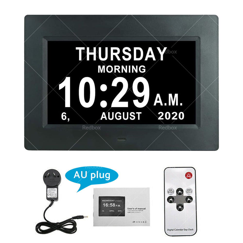 {{ 7  LED Large Digital Day Clock Calendar Dementia Date Week Month Year Time Wall }} - Buy Car Parts Online at {{ Kaka Auto Parts }}.