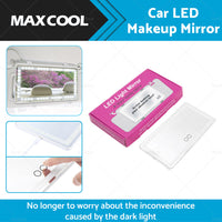 {{ Car Sun Visor LED Makeup Cosmetic Mirror Set with 3 Type Light Touch Screen New }} - Buy Car Parts Online at {{ Kaka Auto Parts }}.