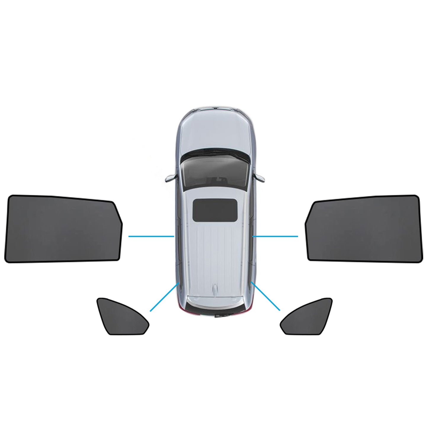 {{ Car Magnetic Mesh Sun Blind Shade Suitable for Suitable for Holden Captiva 06-17 }} - Buy Car Parts Online at {{ Kaka Auto Parts }}.