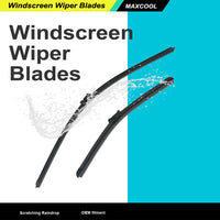 {{ For Ford Fiesta 08-On Aero Flat Windscreen Wiper Blades 26 inch   15 inch  1 Pair }} - Buy Car Parts Online at {{ Kaka Auto Parts }}.