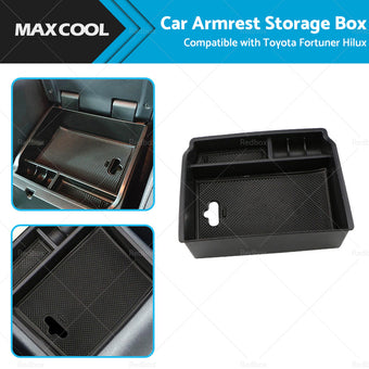 compare product Car Armrest Storage Center Console Tray Box Suitable For Toyota Fortuner Hilux