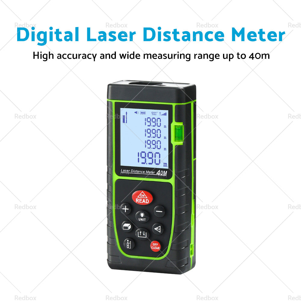 {{ 40m Handheld Digital Laser Distance Meter Finder Measure Tape Range Finder Tools }} - Buy Car Parts Online at {{ Kaka Auto Parts }}.