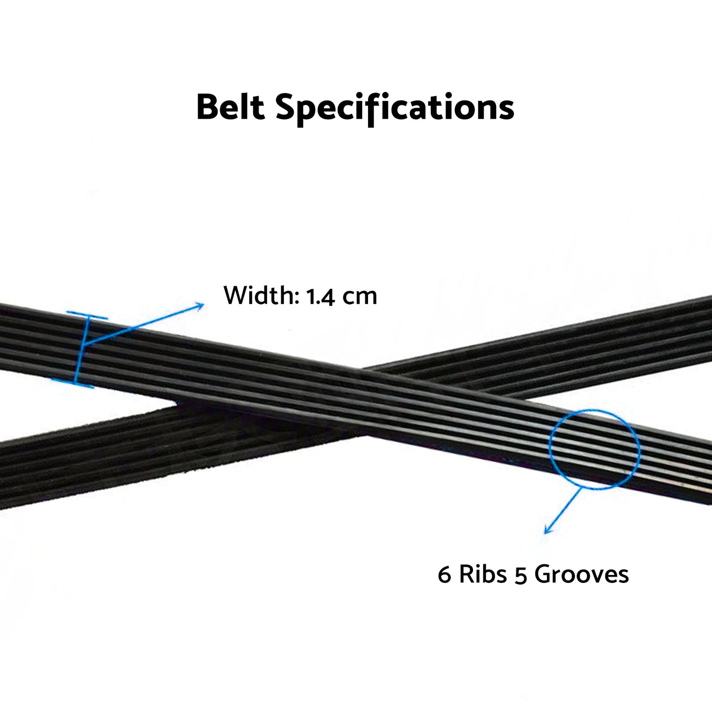 Washing Machine Drive Belt Suitable for Haier HWF85AN1 HWF90AN1 HWF95AN1 6EPJ