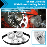 {{ Suitable For Holden 253 304 308 Gilmer Drive Kit With Powersteering Pulley }} - Buy Car Parts Online at {{ Kaka Auto Parts }}.