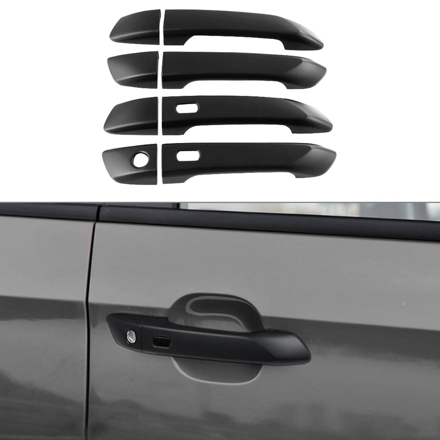 {{ Side Door Handle Cover Trim Suitable for Mazda BT-50 Isuzu D-MAX 2021-2023 }} - Buy Car Parts Online at {{ Kaka Auto Parts }}.