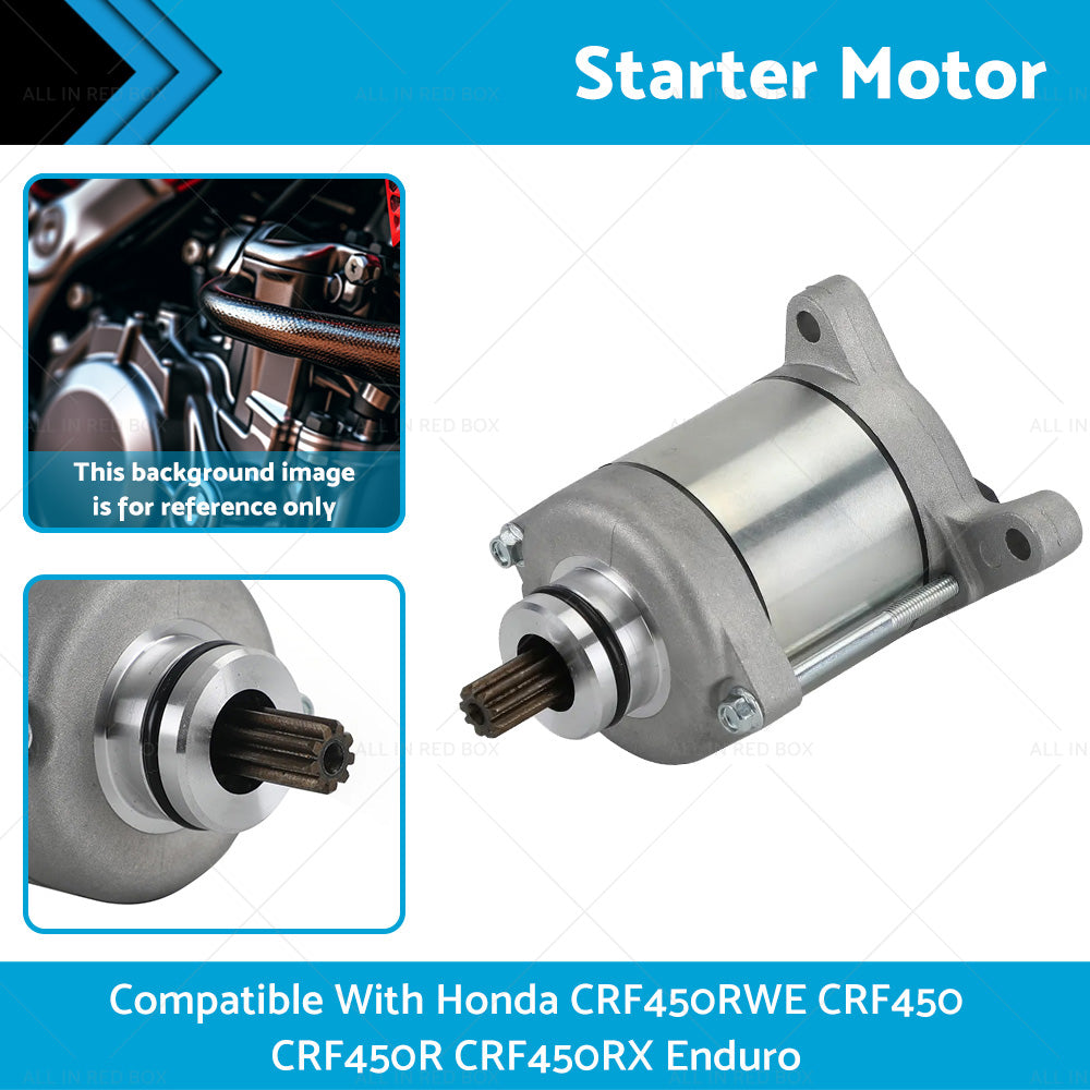 {{ Starter Motor Suitable For Honda CRF450RWE CRF450 CRF450R 450RX Enduro 2019-2022 }} - Buy Car Parts Online at {{ Kaka Auto Parts }}.