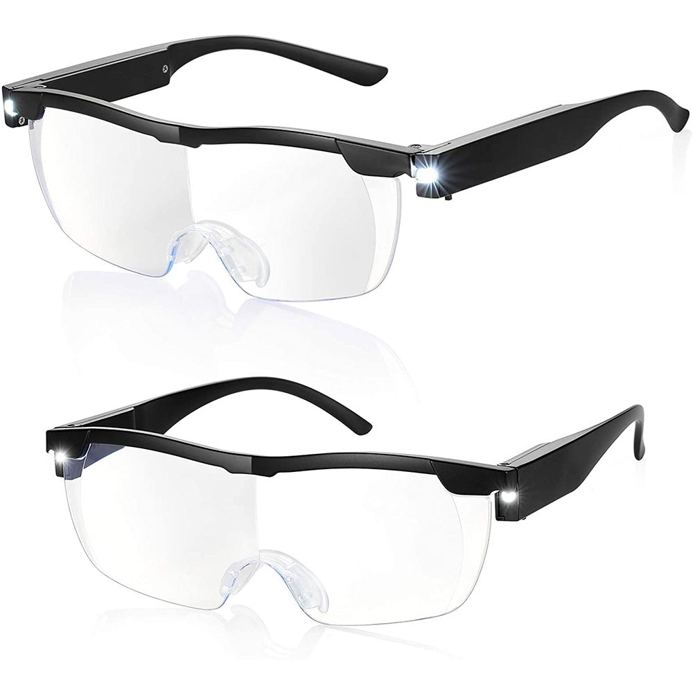 {{ Unisex Magnifying Glasses Loupes 180percent HD Vision Magnifier With LED Lighting Lamp }} - Buy Car Parts Online at {{ Kaka Auto Parts }}.