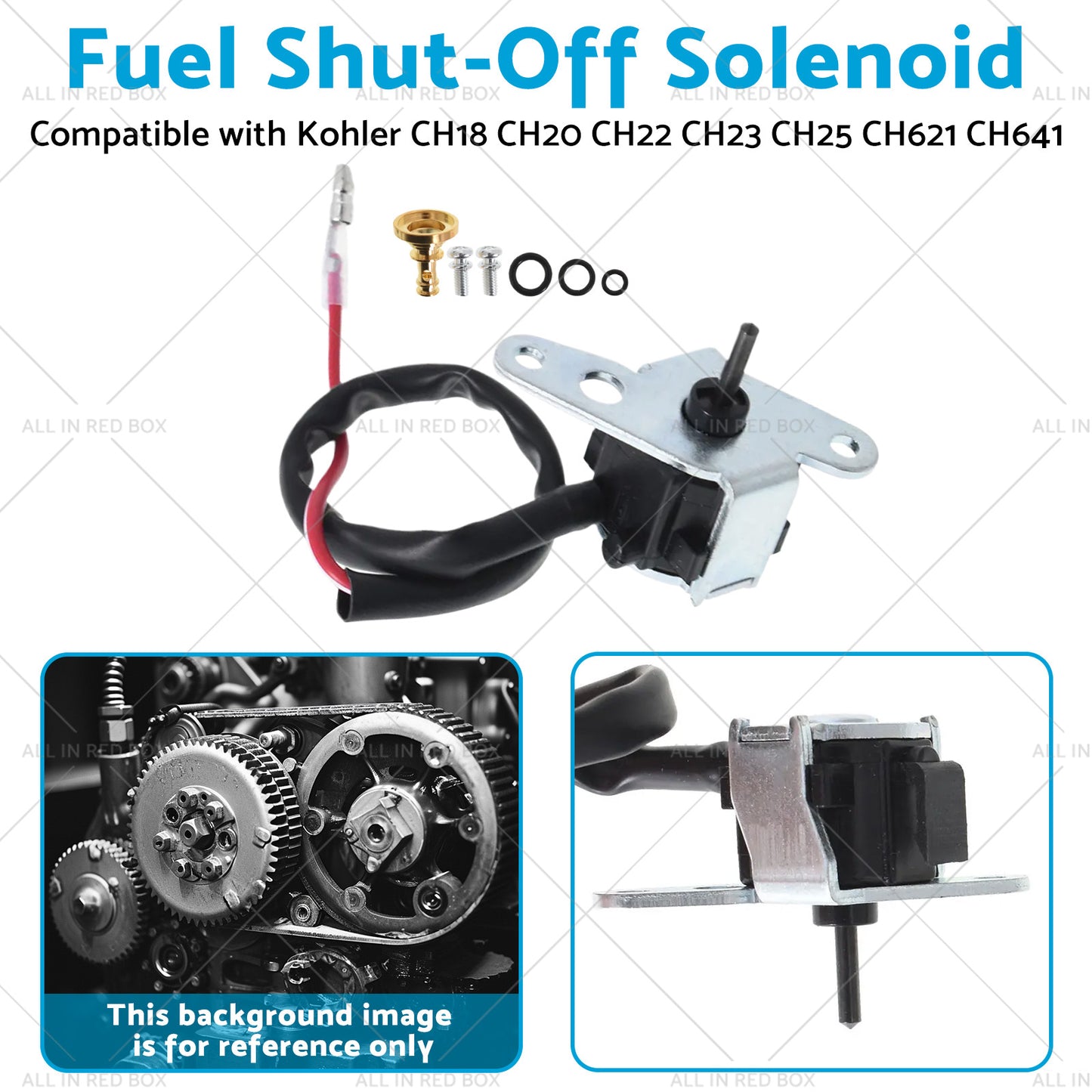 {{ Fuel Shut-Off Solenoid Suitable for Kohler CH621 CH641 CH18 CH20 CH22 CH23 CH25 }} - Buy Car Parts Online at {{ Kaka Auto Parts }}.