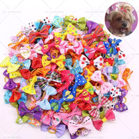 {{ Up To 100PCS Pet Small Dog Hair Bows Rubber Bands Puppy Cat Grooming Accessory }} - Buy Car Parts Online at {{ Kaka Auto Parts }}.