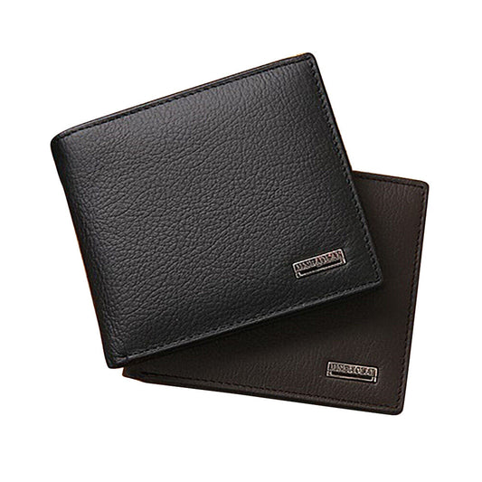 Men’s Leather Wallet Cowhide Coin Purse With Multiple Card Slots Suitable For Everyday Use