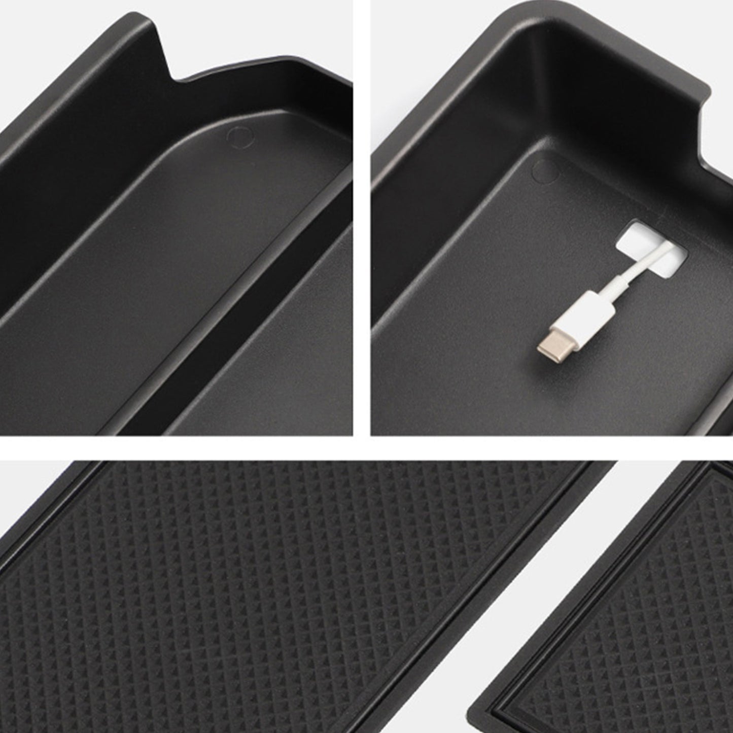 {{ Center Armrest Storage Box Organizer Suitable For Toyota Prado LC250 24-25 }} - Buy Car Parts Online at {{ Kaka Auto Parts }}.