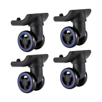 4x Luggage Wheels Replacement 360° Silent Spinner Suitable For Travel Suitcase Trolley Case