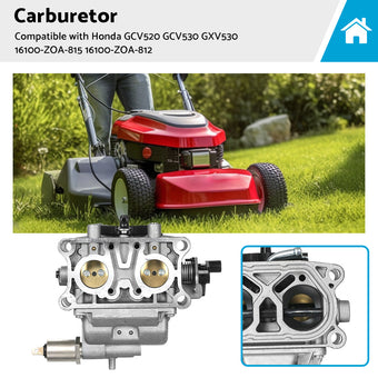 compare product Carburetor Suitable For Honda GCV520 GCV530 GXV530 16100-ZOA-815 16100-ZOA-812