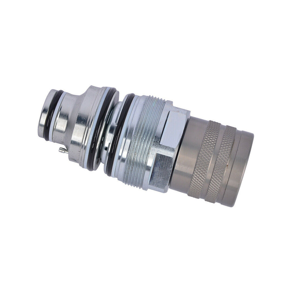 Hydraulic Flat Face Quick Coupler Male & Female Suitable For Bobcat 46mm 1 13/16 inch Thread