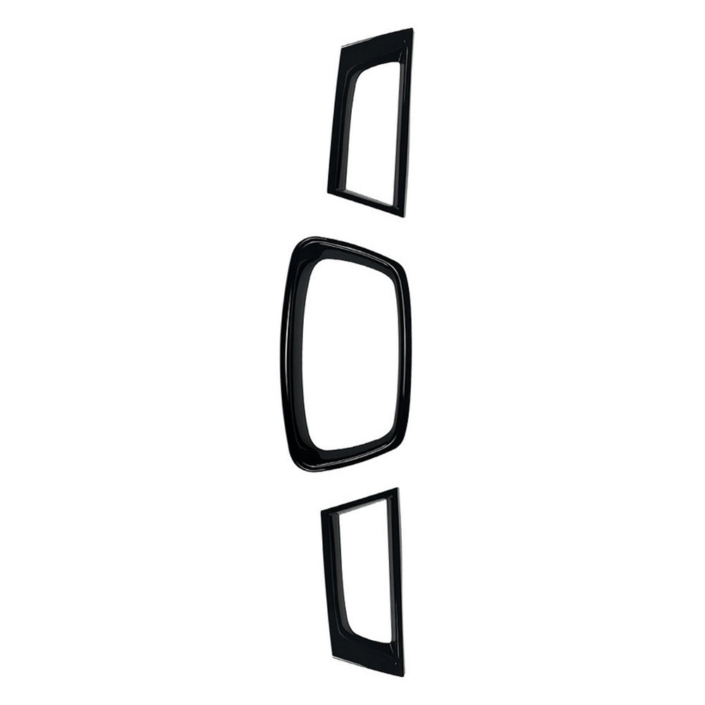 3x Gloss Black Front Grille Trim Suitable For Subaru Impreza WRX MK6 2006-2007