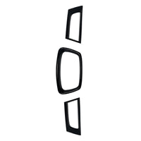 3x Gloss Black Front Grille Trim Suitable For Subaru Impreza WRX MK6 2006-2007