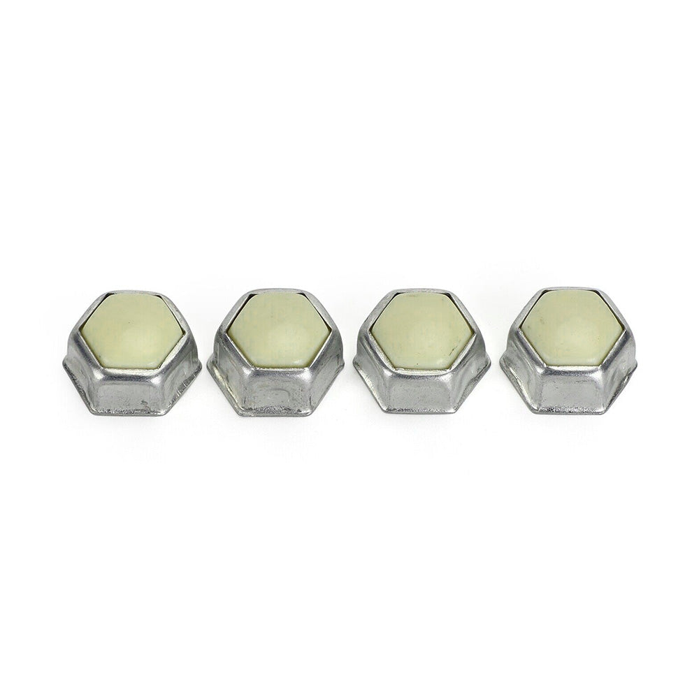Set Of 4 Steering Lock Stop Bolt Caps With Nuts Suitable For Nissan Navara D22 4WD