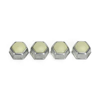Set Of 4 Steering Lock Stop Bolt Caps With Nuts Suitable For Nissan Navara D22 4WD