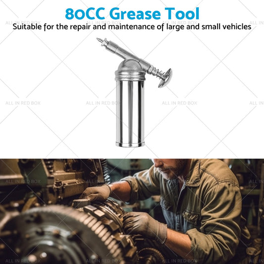 Metal Grease Gun For Chainsaw Chain Bar Sprocket Nose  and  Brushcutter Head Bearing