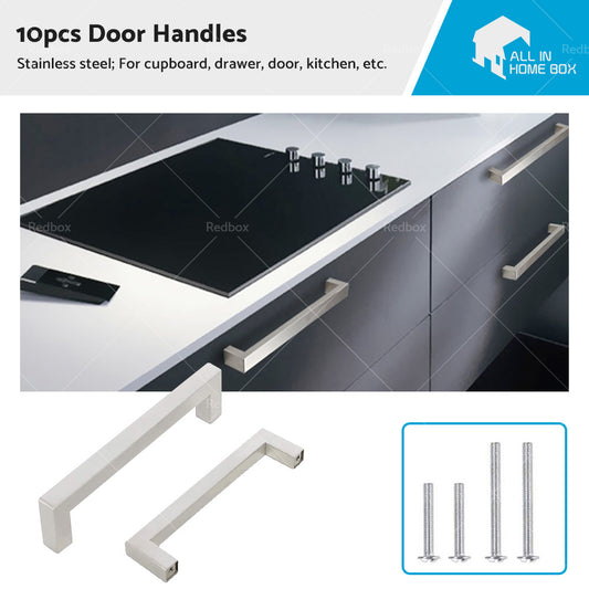 {{ 10 X Kitchen Cabinet Door Handles Matte Stainless Steel Drawer Cupboard Pulls }} - Buy Car Parts Online at {{ Kaka Auto Parts }}.