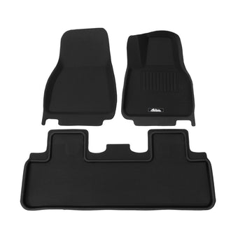 compare product RHD Front & Rear Rubber Floor Mats Set Suitable For Tesla Model Y 2021-2024