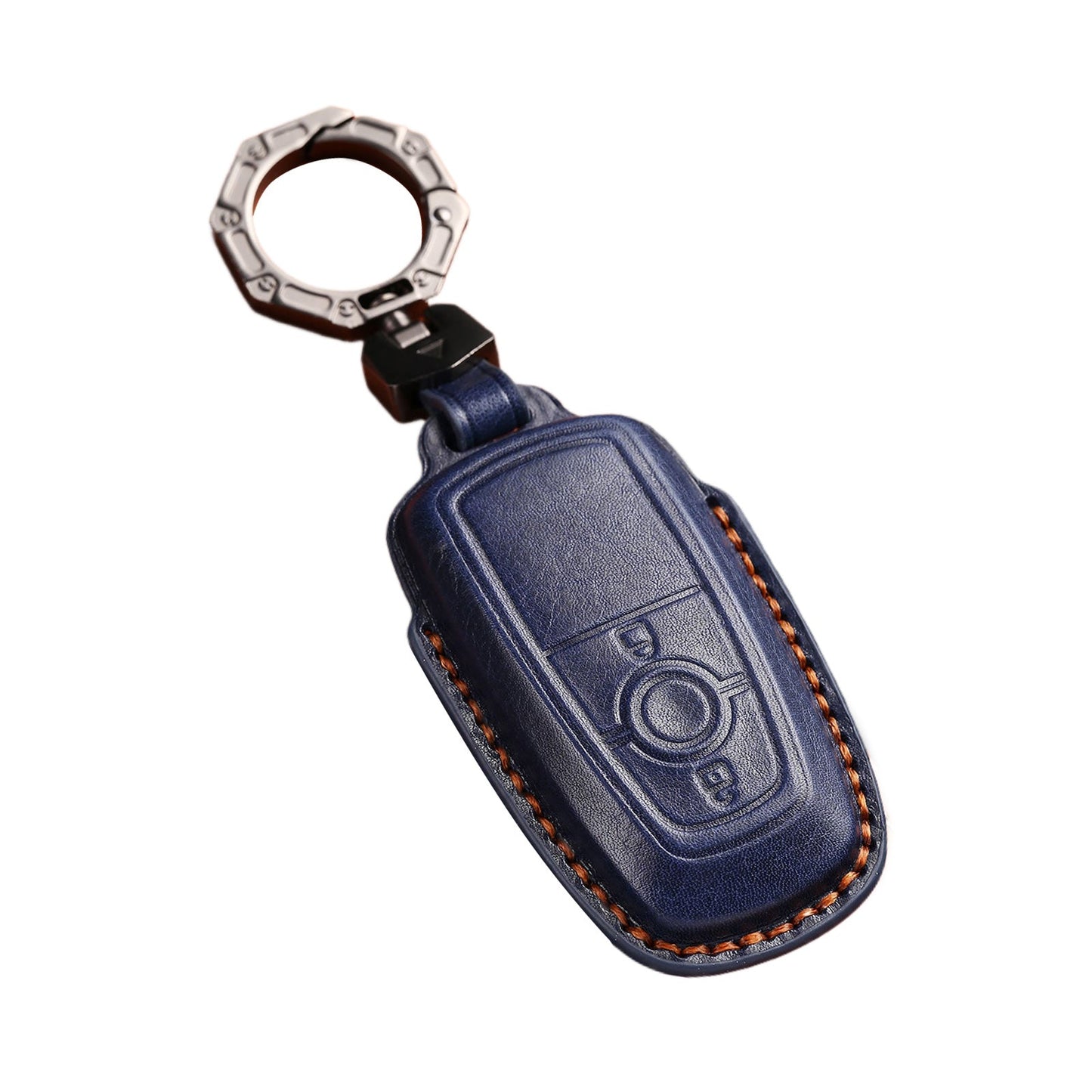 Leather Car Remote Key Fob Cover Case Suitable For Ford Next Gen Ranger 2022-2023