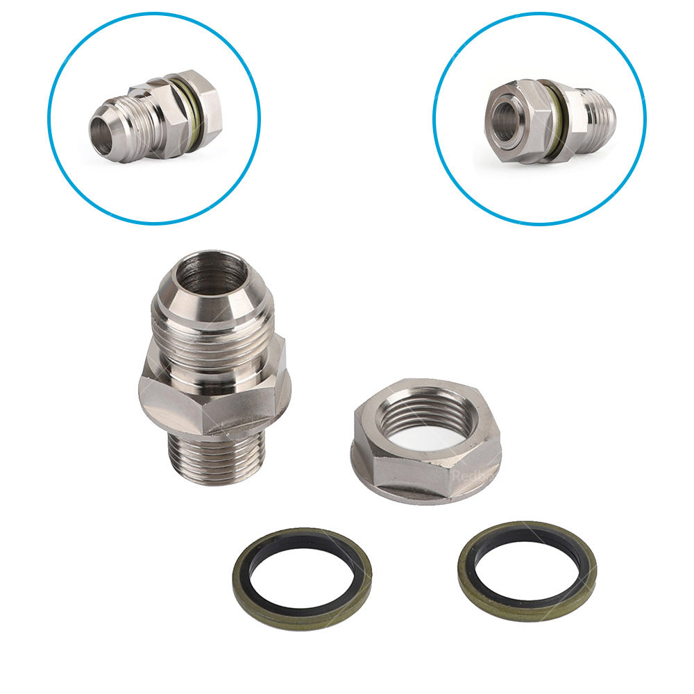 {{ Turbo Oil Pan Sump Return Drain Adapter 315-04301-010 Fitting 10AN to M18x1. 5 }} - Buy Car Parts Online at {{ Kaka Auto Parts }}.