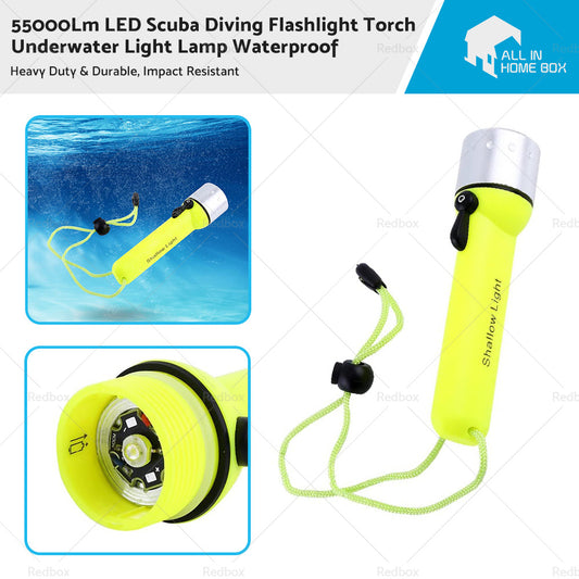 {{ 55000Lm LED Scuba Diving Flashlight Torch Underwater Light Lamp Waterproof }} - Buy Car Parts Online at {{ Kaka Auto Parts }}.