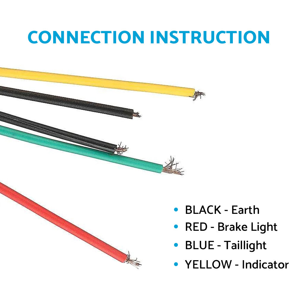2x Trailer Tail Lights 28 LED Suitable For Truck, Camper, UTE, Caravan & 4WD Stop Indicator