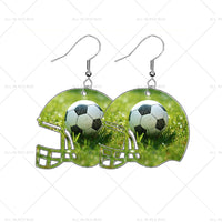 {{ 48PCS Sublimation Helmet Earring Blank MDF Double-Sided w  Hook and Jump Ring }} - Buy Car Parts Online at {{ Kaka Auto Parts }}.